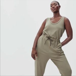 Everlane French terry jumpsuit